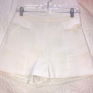 White dress shorts